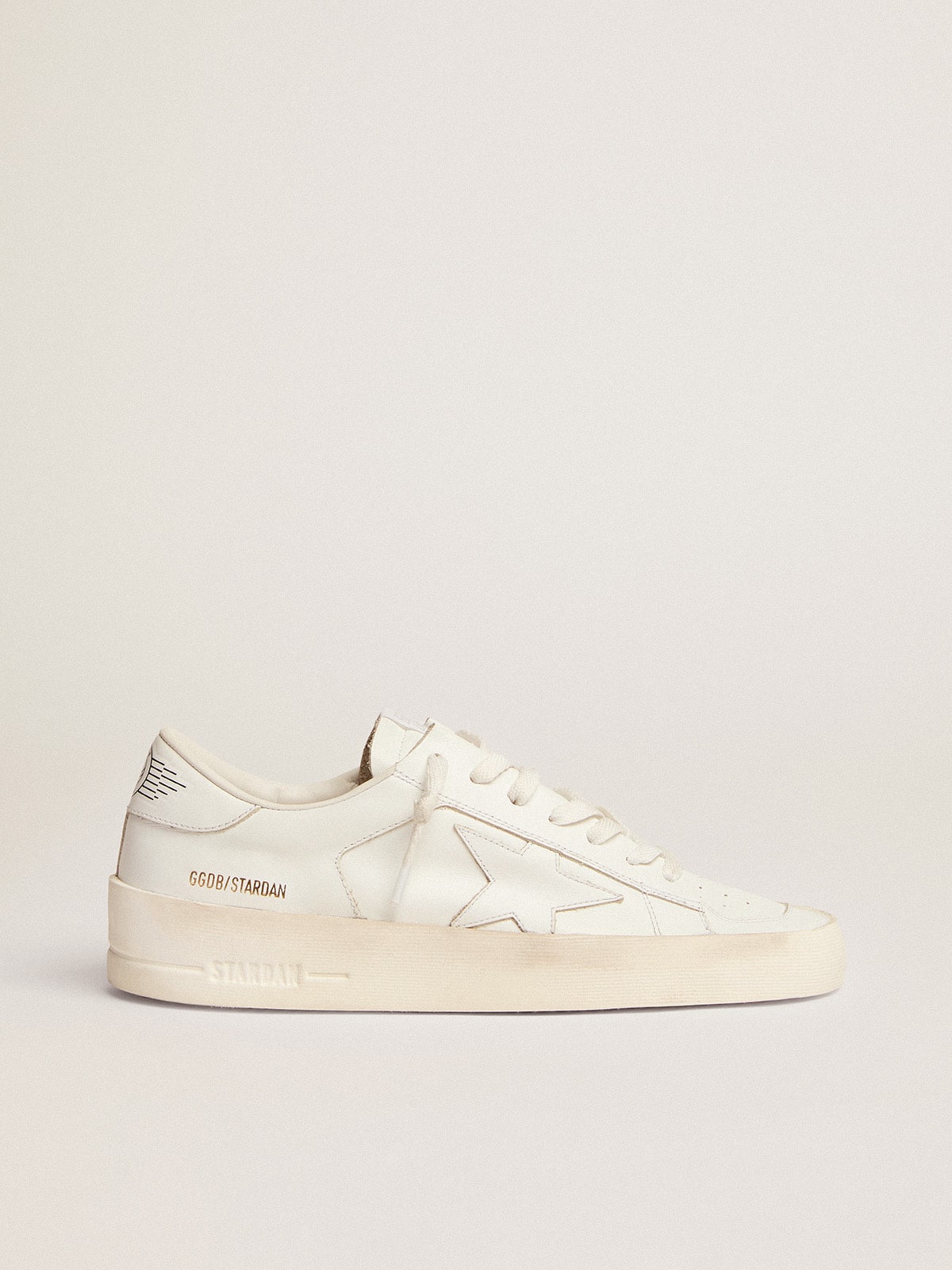 Men's Stardan in white leather - Golden Goose Men
