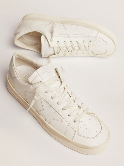Men's Stardan in white leather - Golden Goose Men