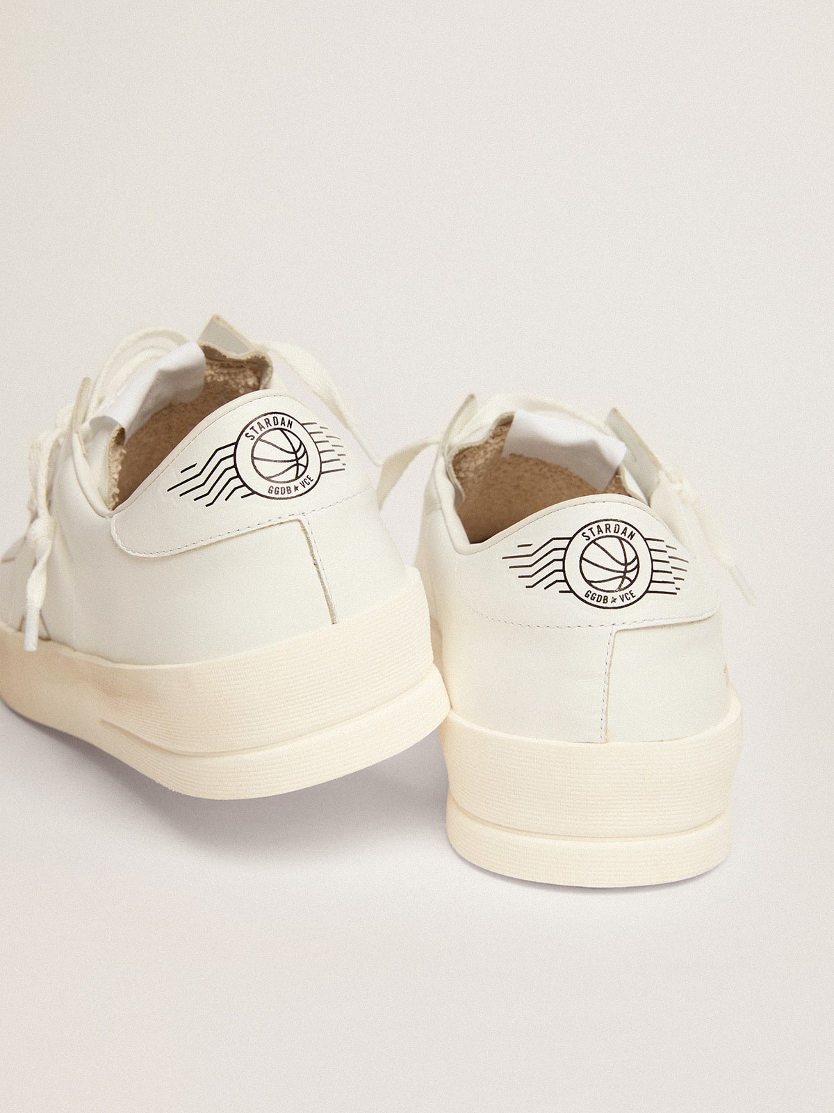 Men's Stardan in white leather - Golden Goose Men