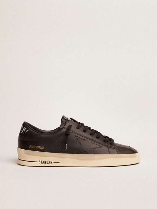 Men's Stardan in total black leather - Golden Goose Men