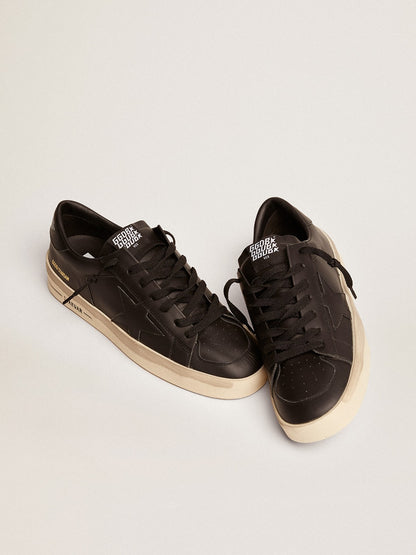 Men's Stardan in total black leather - Golden Goose Men