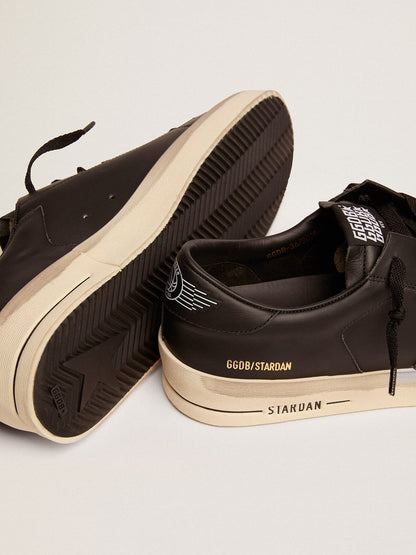 Men's Stardan in total black leather - Golden Goose Men