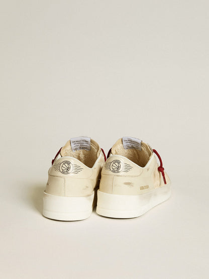 Men’s Stardan LTD in suede with patent white leather star and heel tab - Golden Goose Men