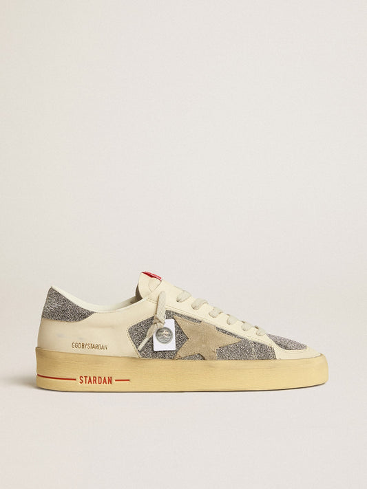 Men's Stardan in suede with sand star and Swarovski crystal inserts - Golden Goose Men