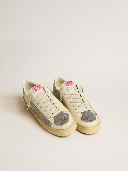 Men's Stardan in suede with sand star and Swarovski crystal inserts - Golden Goose Men