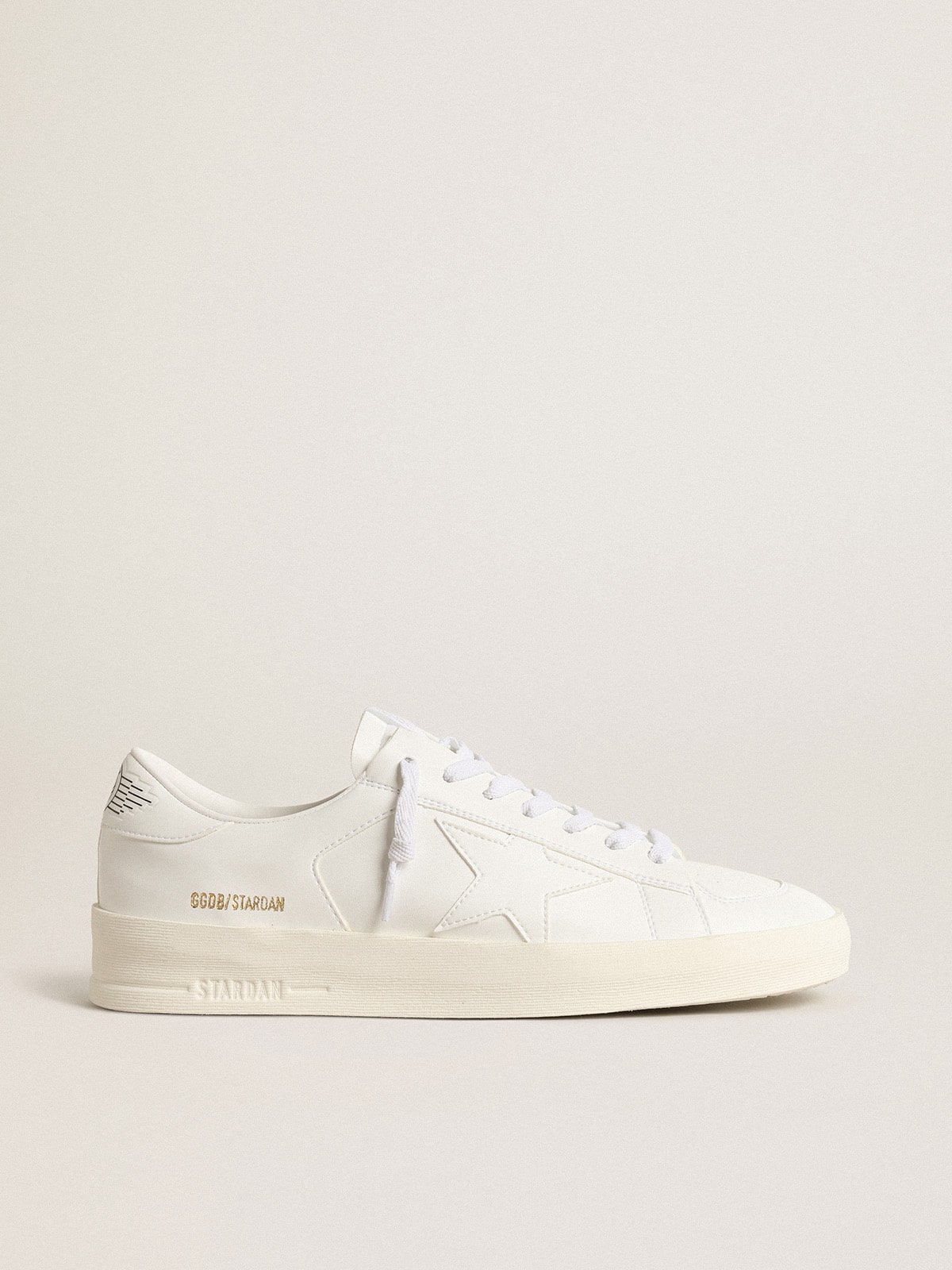 Men’s bio-based Stardan with white star and heel tab - Golden Goose Men