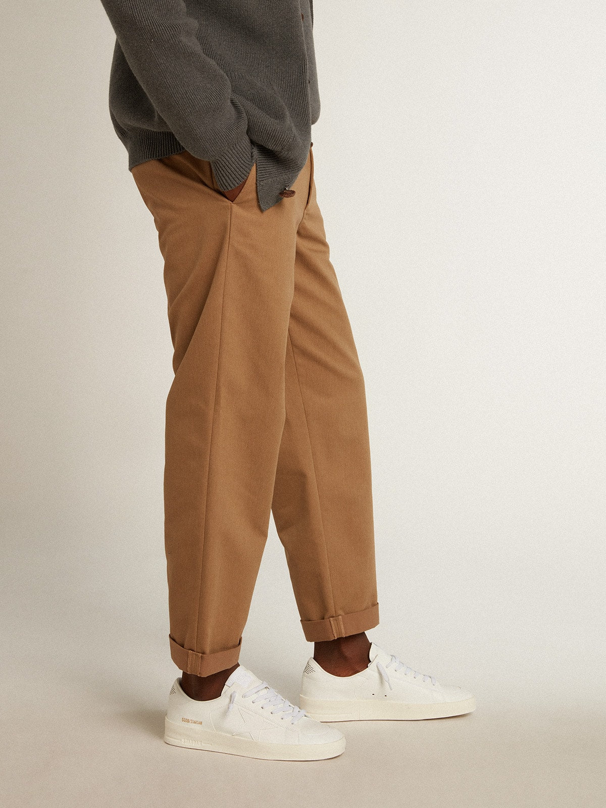Men’s bio-based Stardan with white star and heel tab - Golden Goose Men