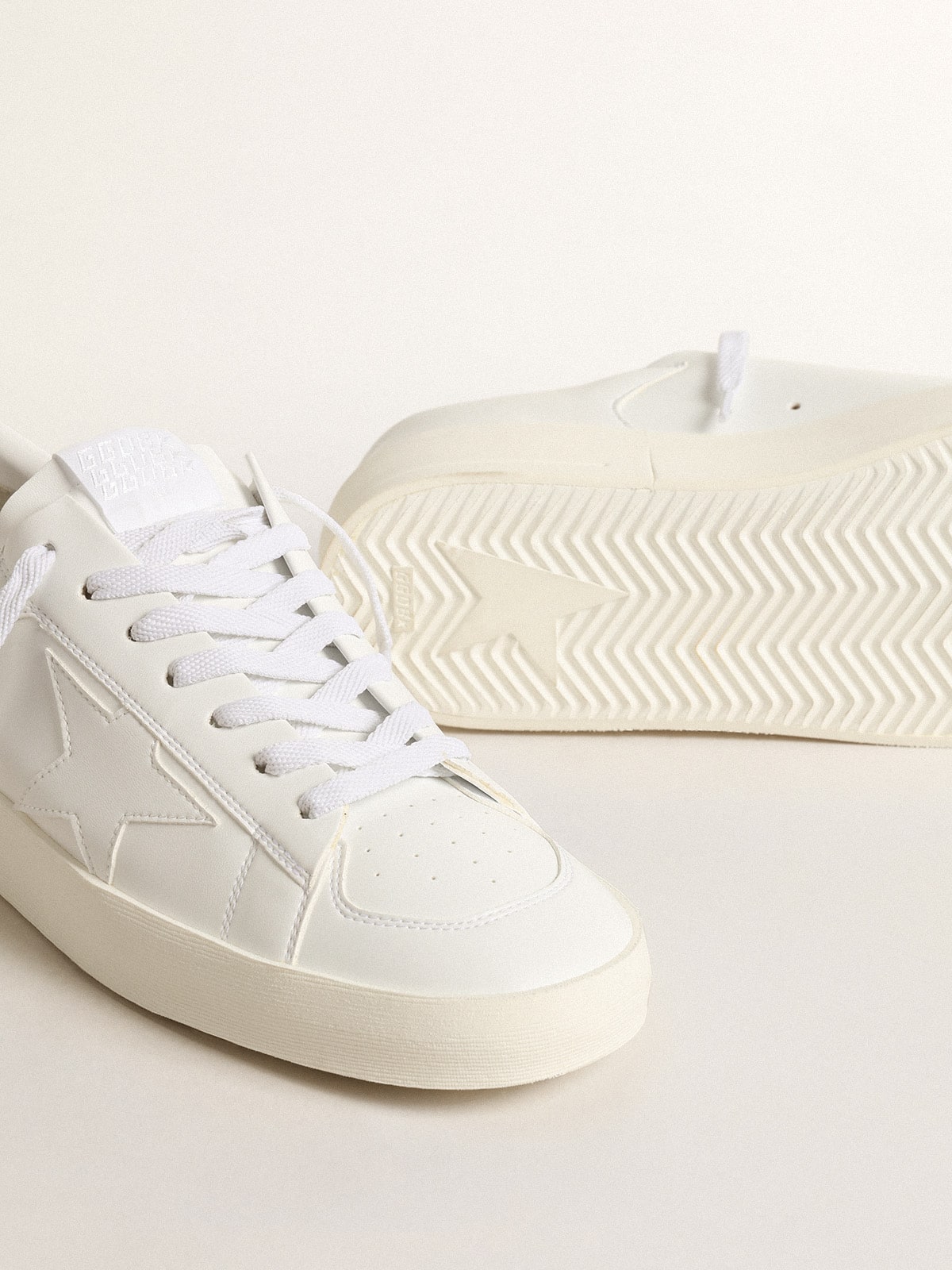 Men’s bio-based Stardan with white star and heel tab - Golden Goose Men