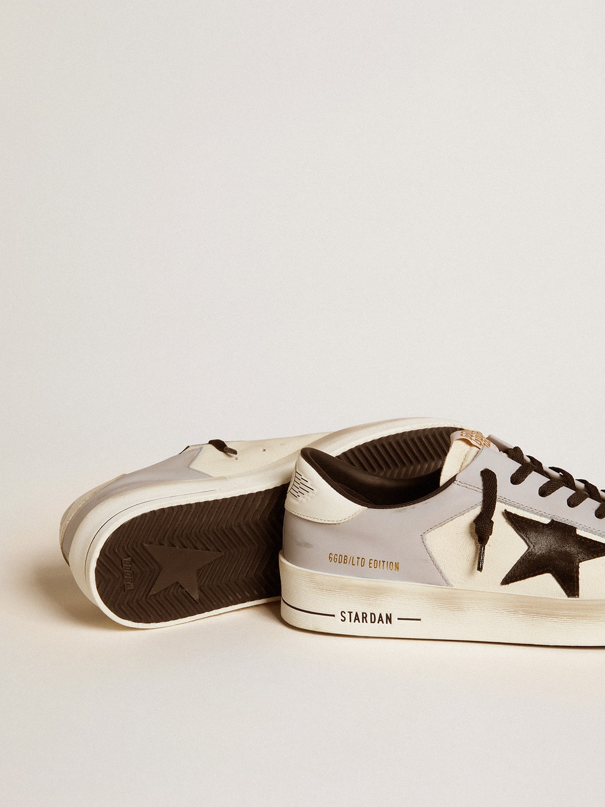 Men’s Stardan LTD in nappa and leather with suede star and leather heel tab - Golden Goose Men