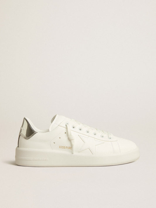 Men’s bio-based Purestar with white star and mirror-effect heel tab - Golden Goose Men