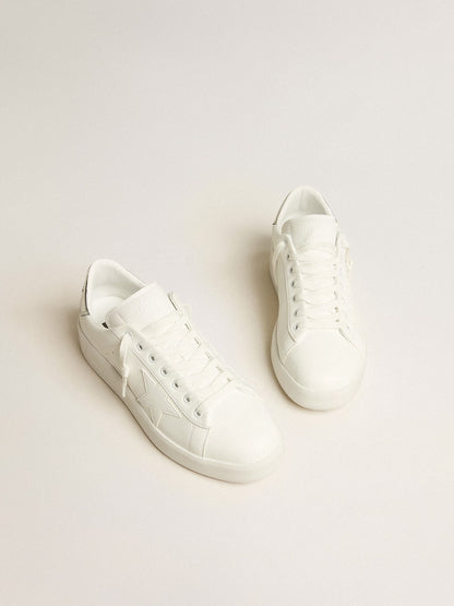 Men’s bio-based Purestar with white star and mirror-effect heel tab - Golden Goose Men