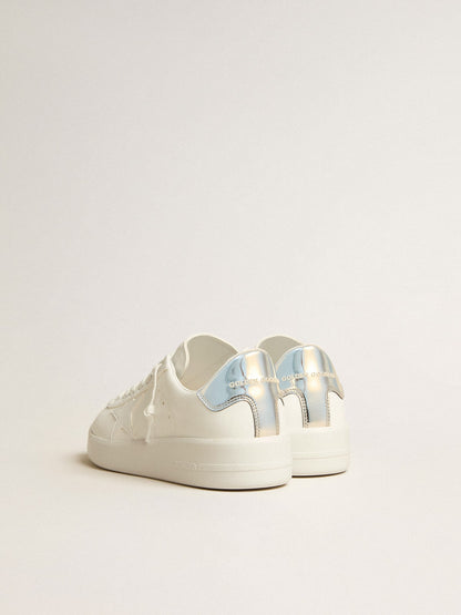 Men’s bio-based Purestar with white star and mirror-effect heel tab - Golden Goose Men