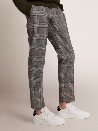 Men's Purestar with leather star and black leather heel tab - Golden Goose Men