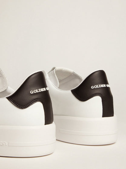 Men's Purestar with leather star and black leather heel tab - Golden Goose Men
