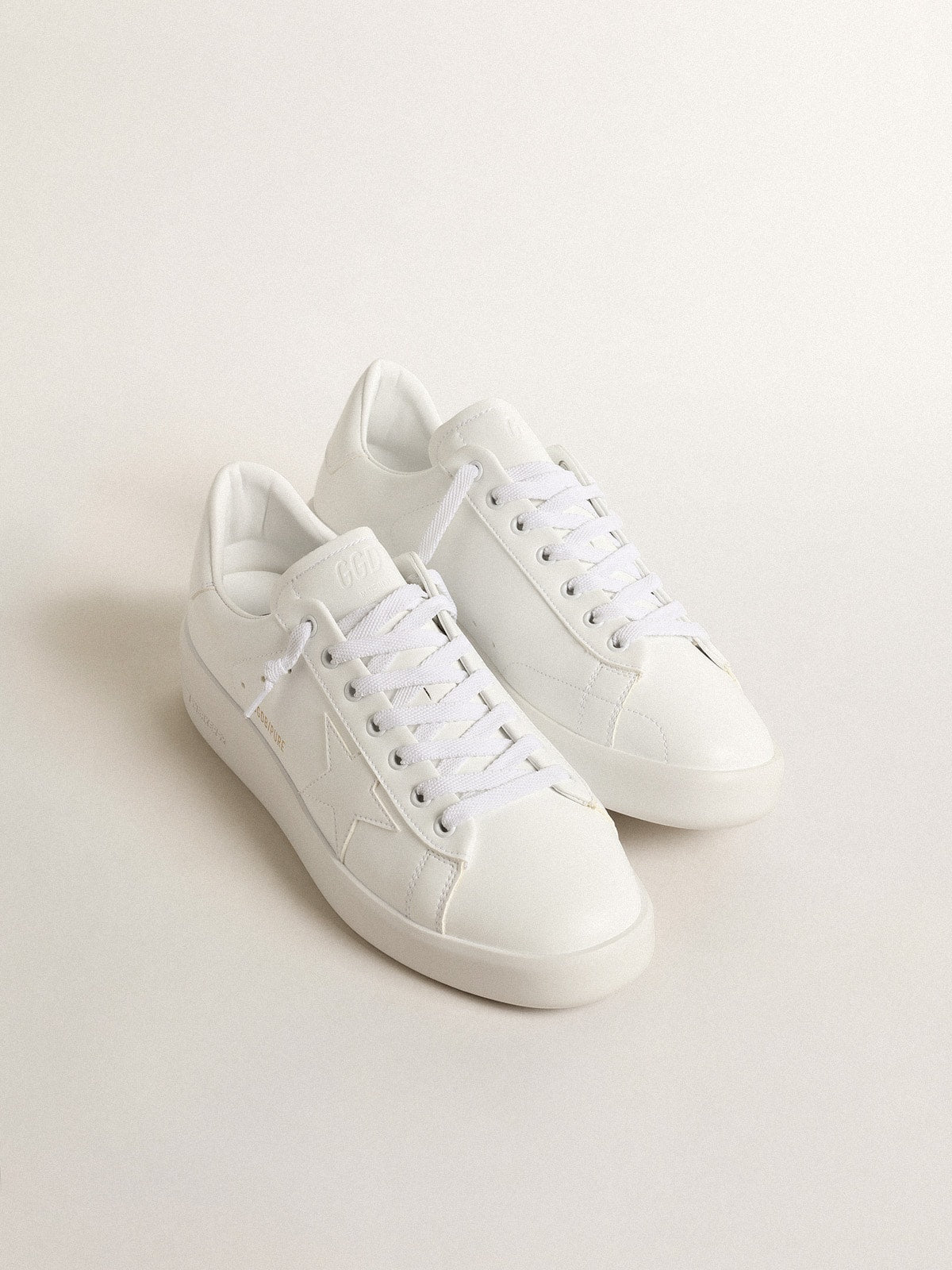 Men’s bio-based Purestar with white star and heel tab - Golden Goose Men