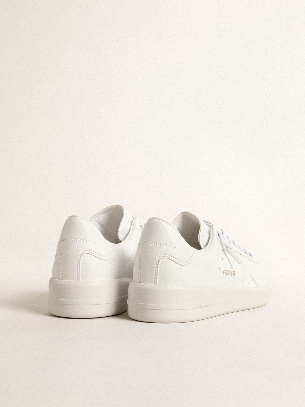 Men’s bio-based Purestar with white star and heel tab - Golden Goose Men
