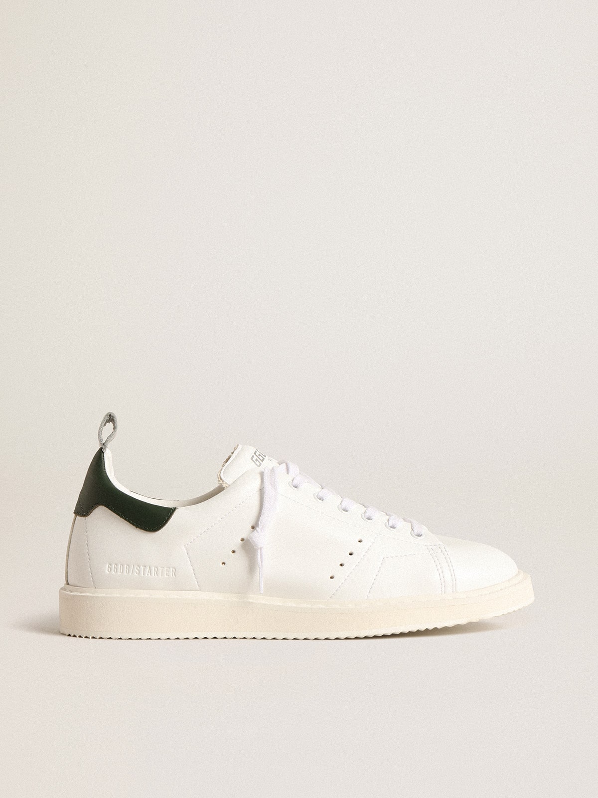 Bio-based Starter with green leather heel tab - Golden Goose Men