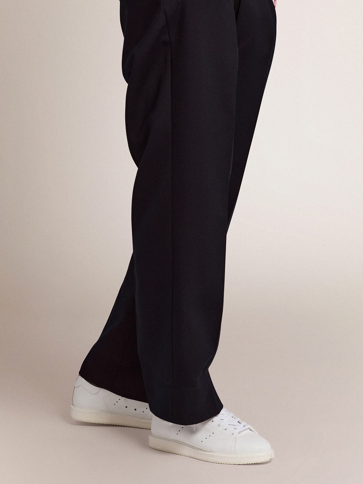 Men's Starter in leather with star on the heel tab - Golden Goose Men