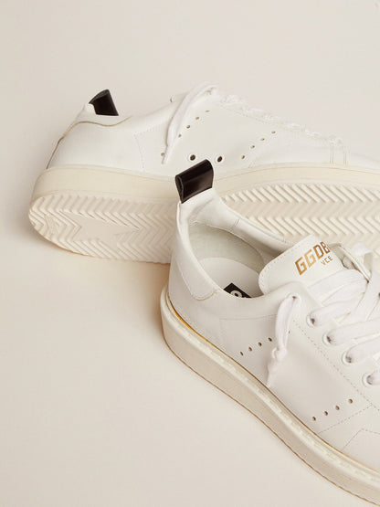 Men's Starter in leather with star on the heel tab - Golden Goose Men