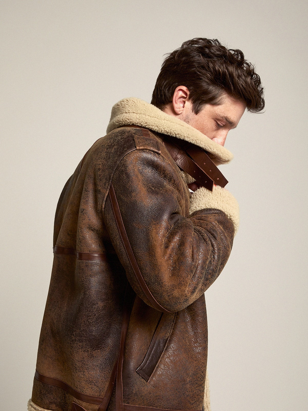 Journey Collection Arvel shearling jacket - Golden Goose Men