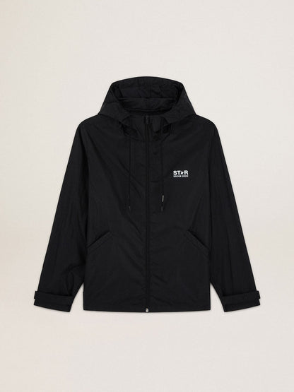 Men's black windbreaker | Golden Goose - Golden Goose Men