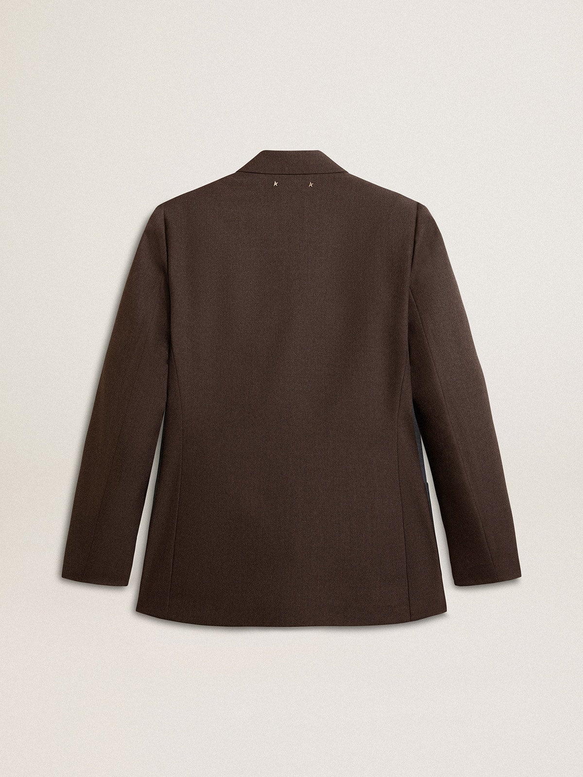 Men's tailored jacket in anthracite gray virgin wool - Golden Goose Men