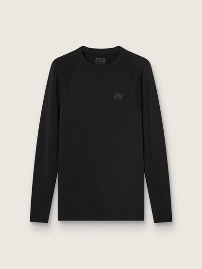 Men's black long-sleeve sports top - Golden Goose Men