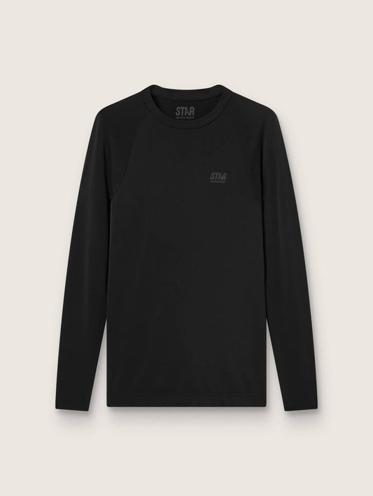 Men's black long-sleeve sports top - Golden Goose Men