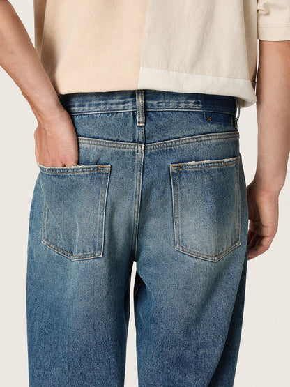 Blue medium wash loose jeans - Golden Goose Men