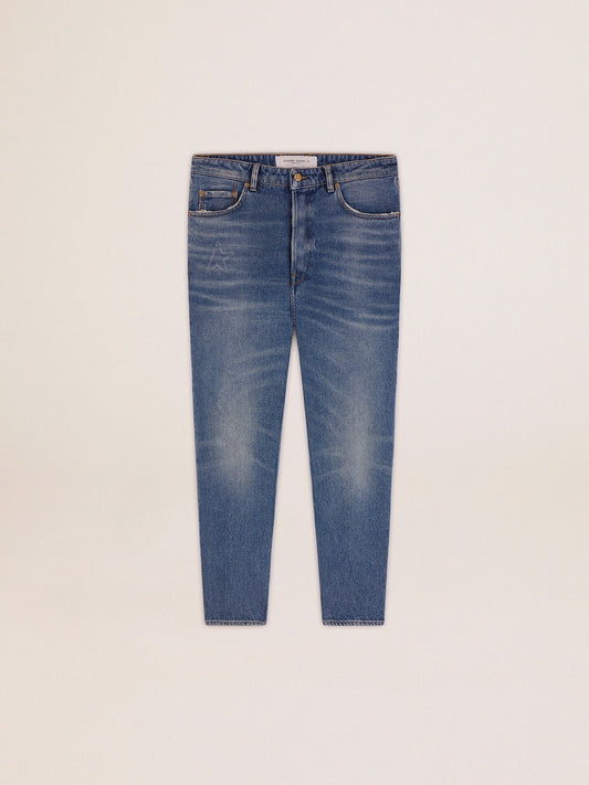 Men's slim fit jeans with medium wash - Golden Goose Men
