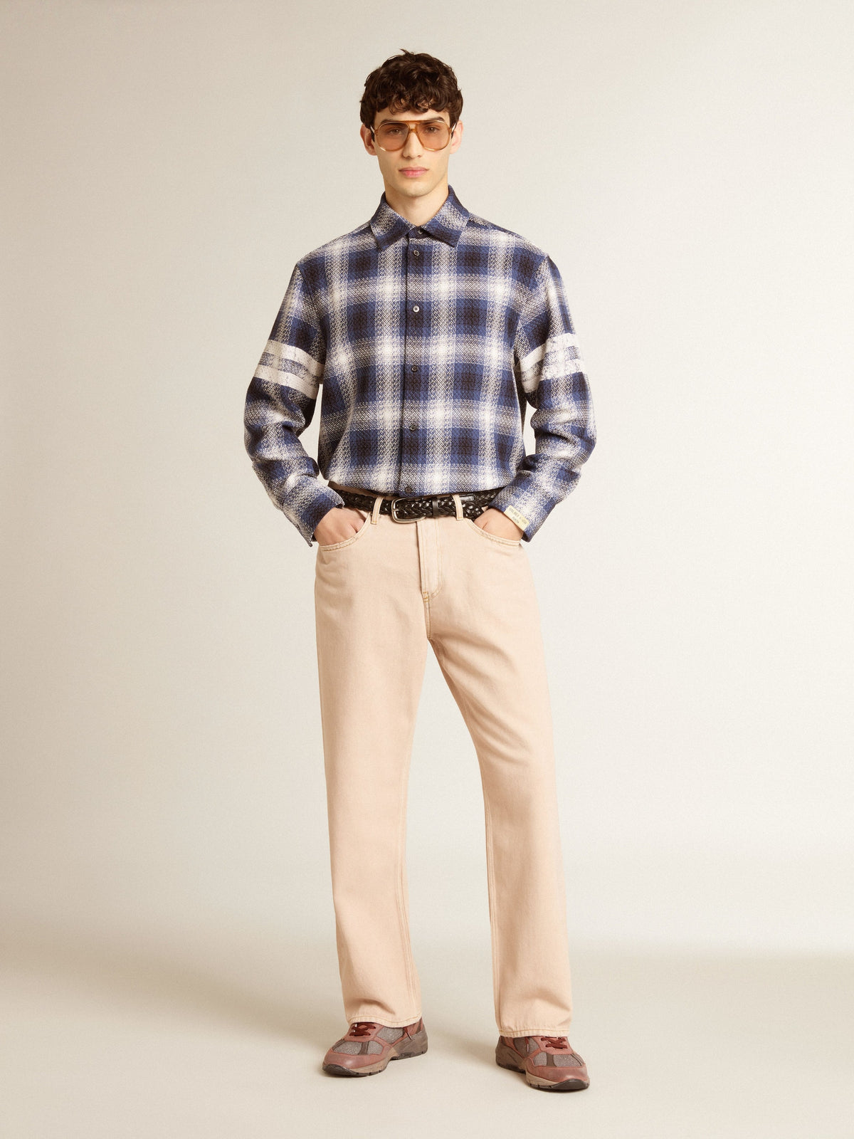 Men's pink dyed jeans - Golden Goose Men