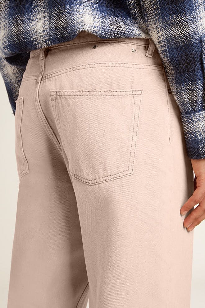 Men's pink dyed jeans - Golden Goose Men