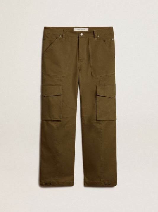 Olive green cargo pants - Golden Goose Men