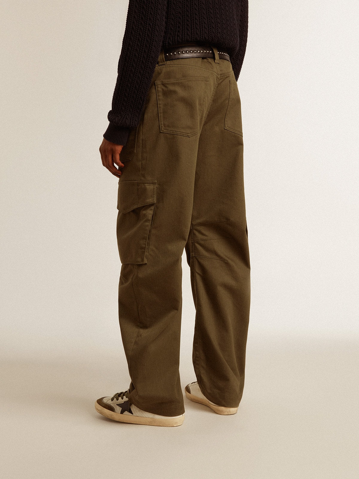 Olive green cargo pants - Golden Goose Men