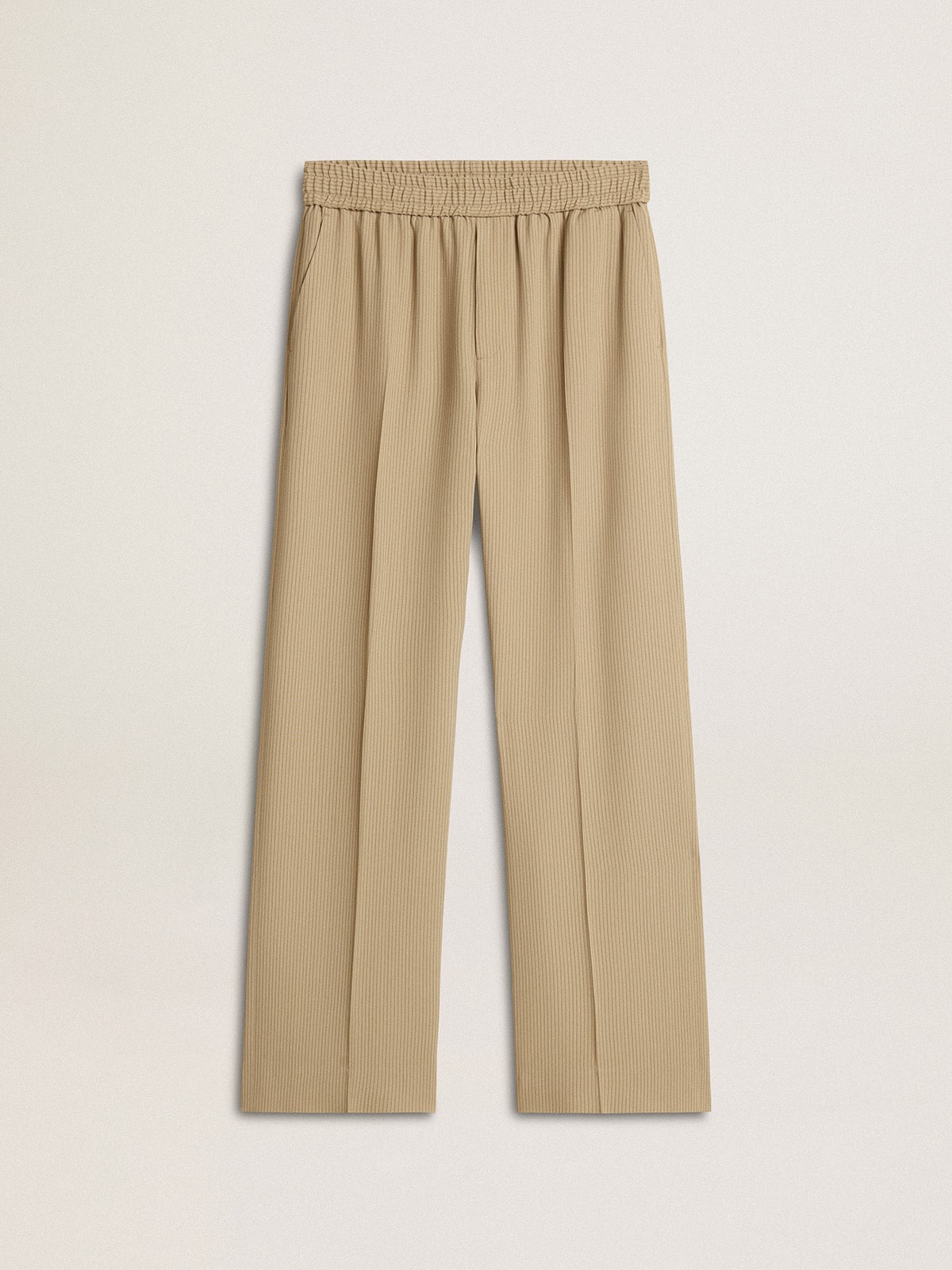 Men's travertine-colored joggers - Golden Goose Men