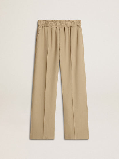 Men's travertine-colored joggers - Golden Goose Men