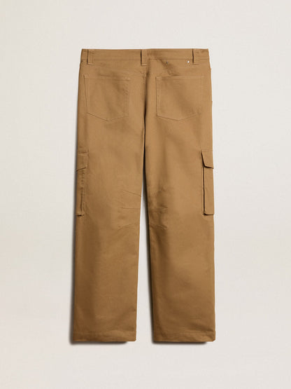 Beige khaki cargo pants - Golden Goose Men