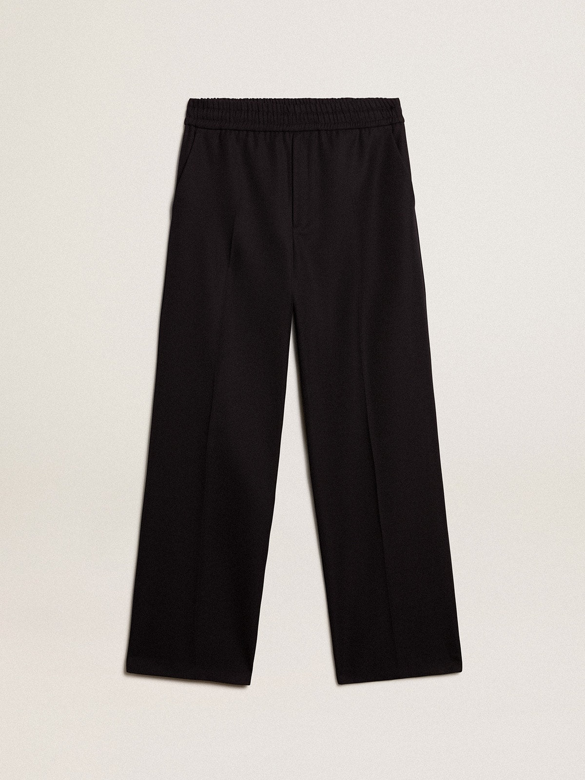 Men’s joggers in dark blue wool - Golden Goose Men