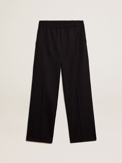 Men’s joggers in dark blue wool - Golden Goose Men