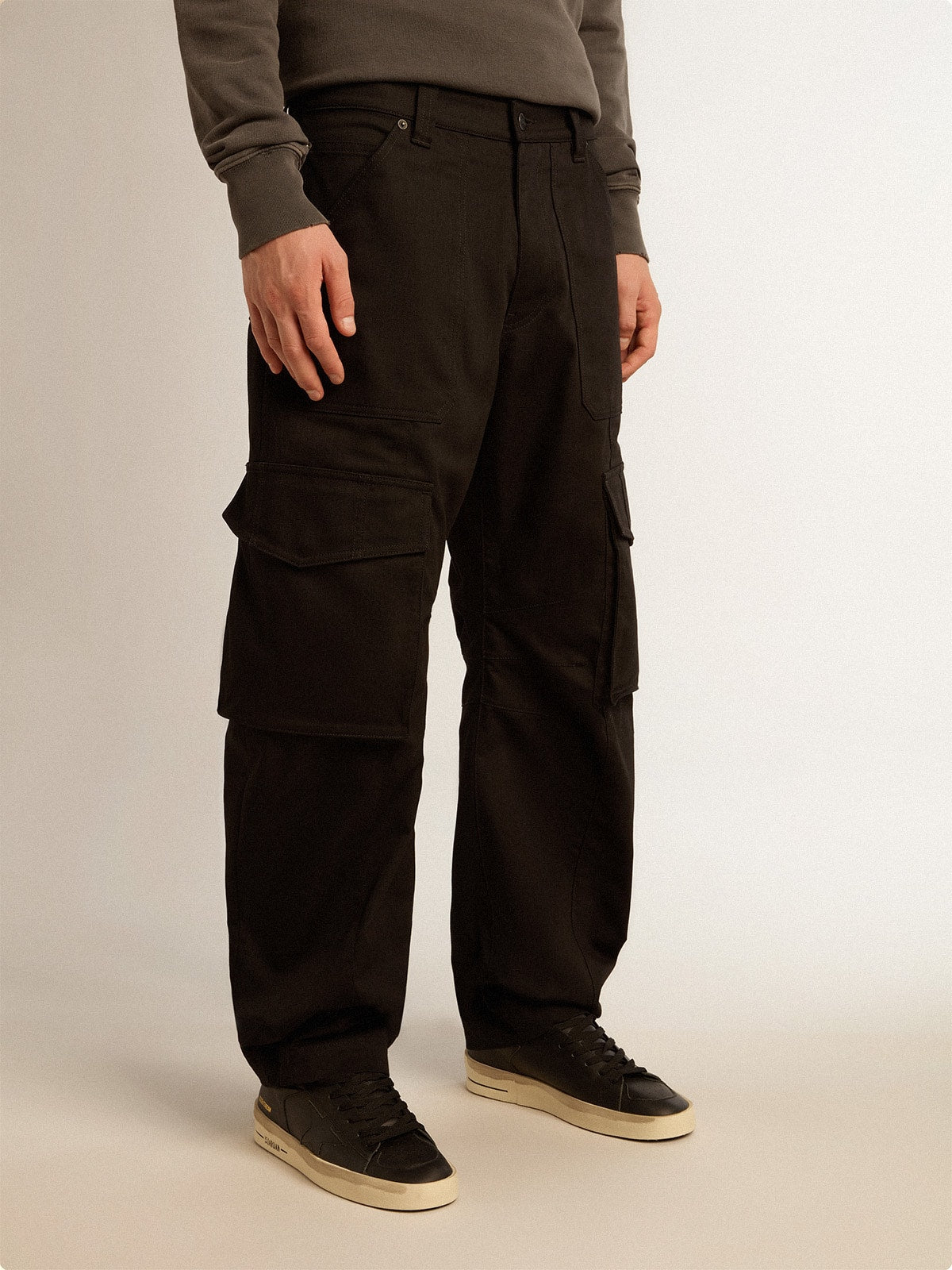 Black cargo pants - Golden Goose Men