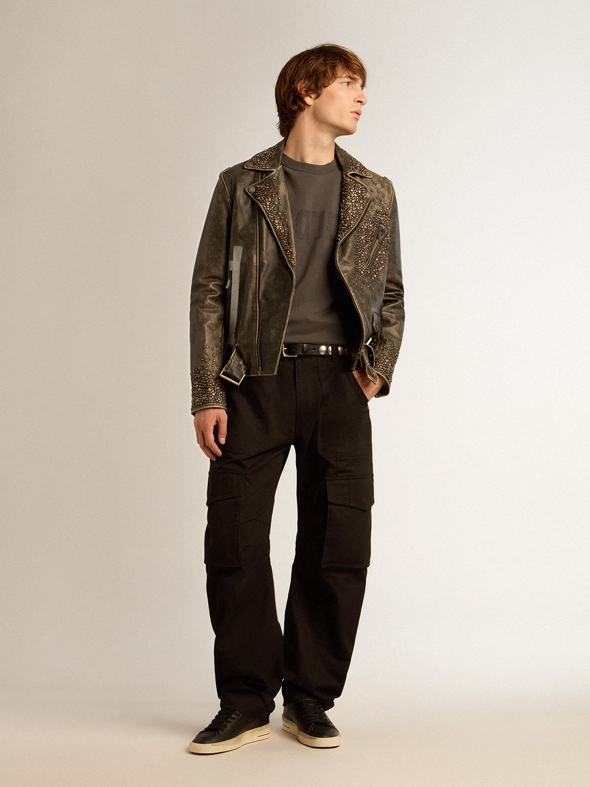 Black cargo pants - Golden Goose Men
