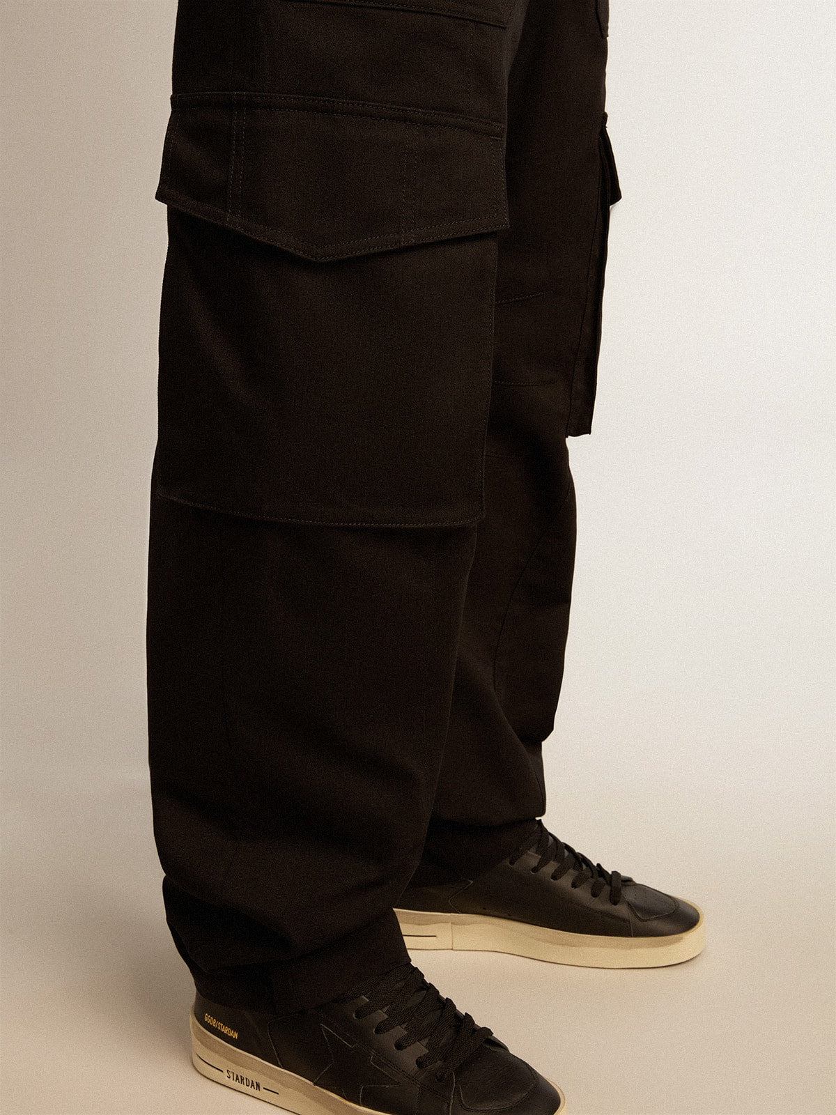 Black cargo pants - Golden Goose Men