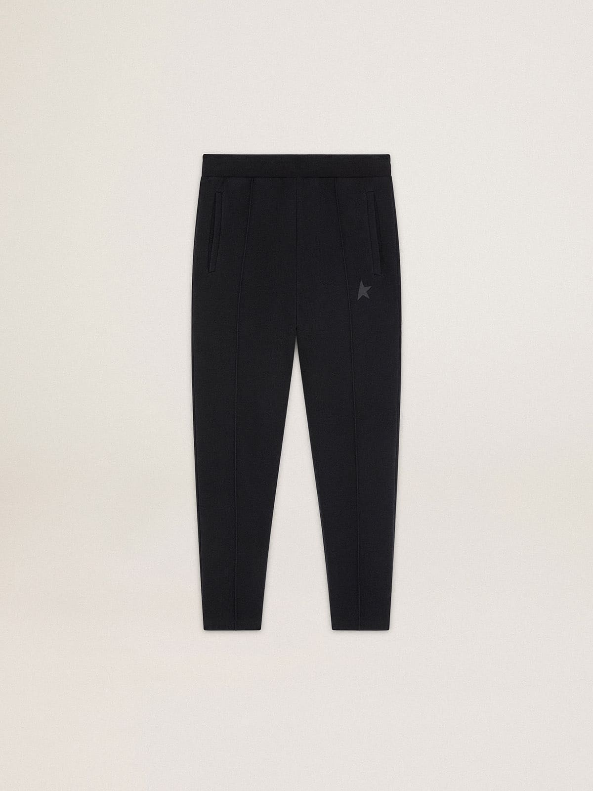 Men's black joggers with star on the front - Golden Goose Men