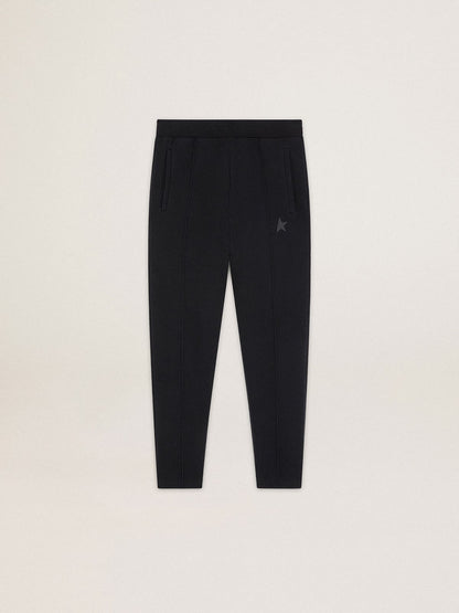 Men's black joggers with star on the front - Golden Goose Men