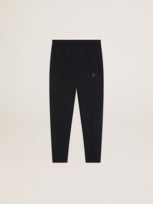 Men's black joggers with star on the front - Golden Goose Men