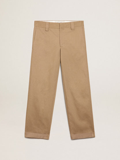 Beige khaki Golden Collection chinos - Golden Goose Men