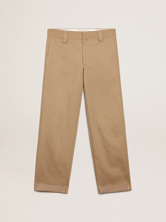 Beige khaki Golden Collection chinos - Golden Goose Men