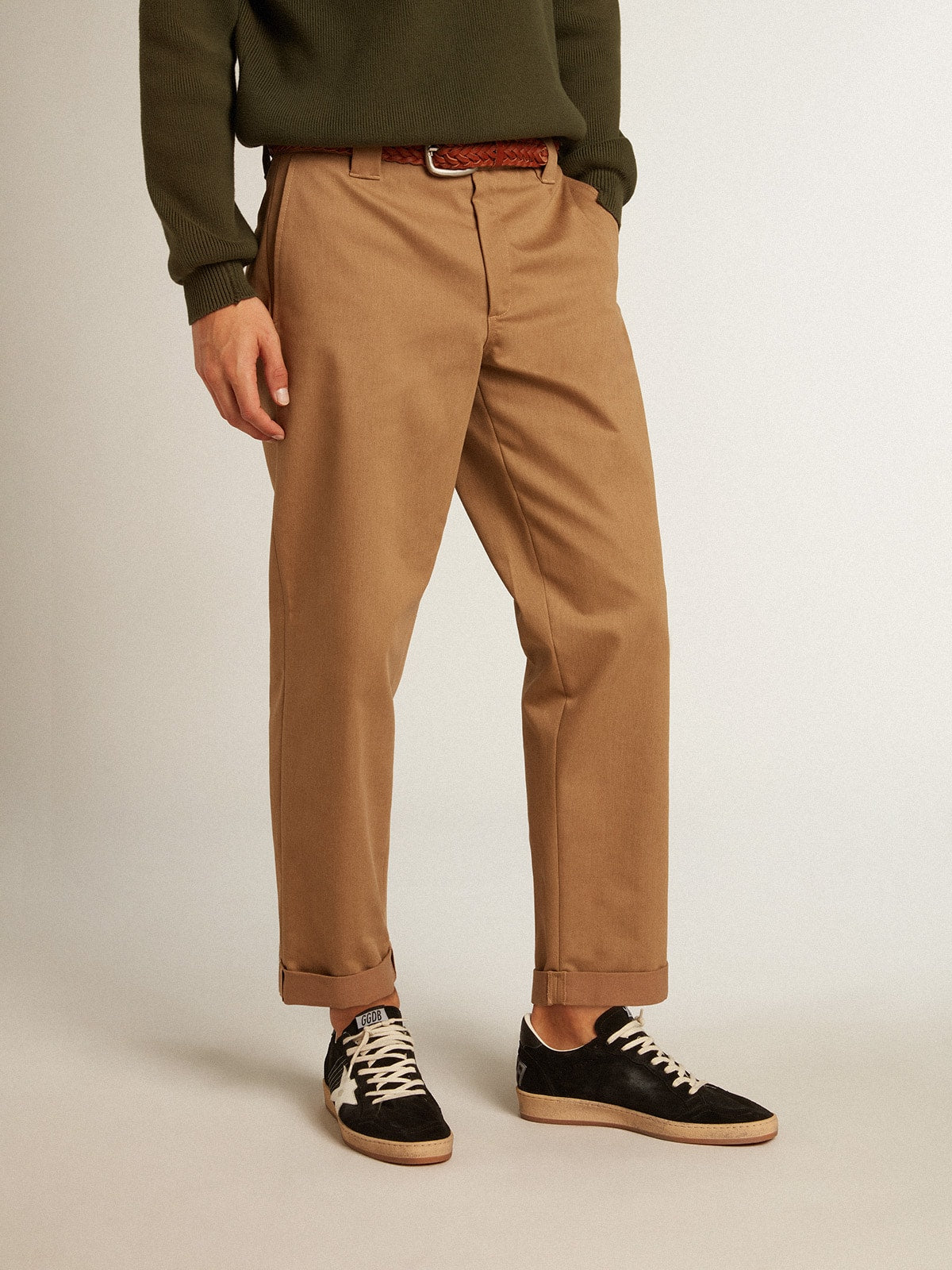 Beige khaki Golden Collection chinos - Golden Goose Men