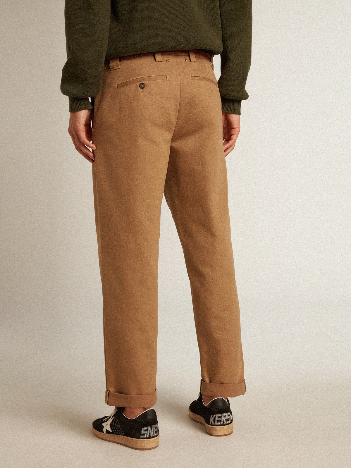 Beige khaki Golden Collection chinos - Golden Goose Men