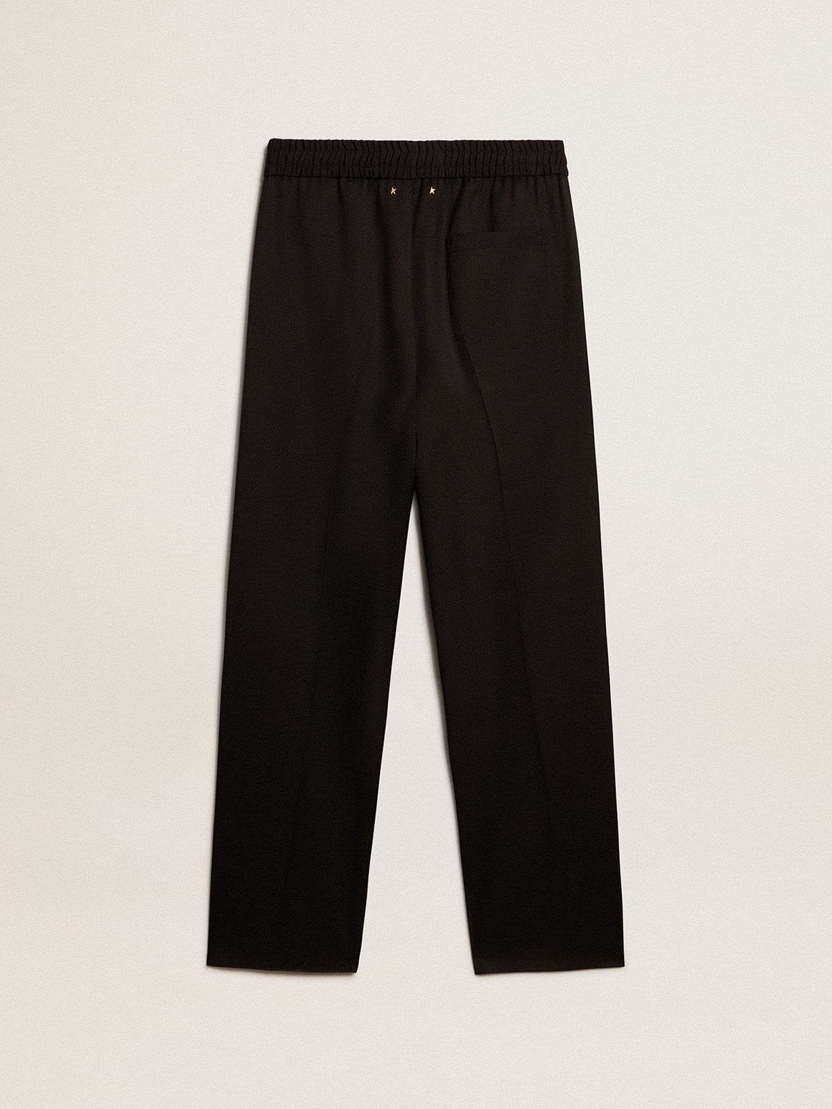 Men’s joggers in black wool - Golden Goose Men